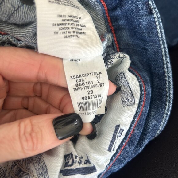 Pilcro Stet Flare Women's Jeans in Size 29 from Anthropologie Med Rise Stretchy - Picture 6 of 7